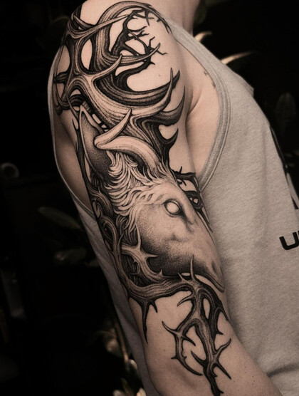 纹身灵感 #79314 纹身师 Parvick Faramarz