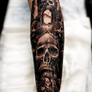 🔥 热门照片、模特作品集  #79905 纹身师 Brennantattoo