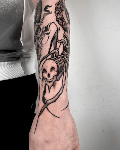 纹身灵感 #80444 纹身师 Nikita Pchelincev