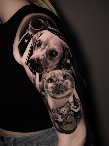 纹身灵感 # 纹身师 Aleksey Titov