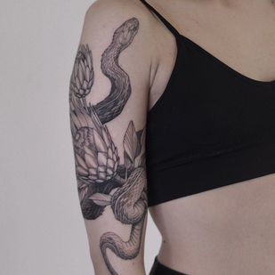 🔥 热门照片、模特作品集  #80693 纹身师 Anastasia Veresktt