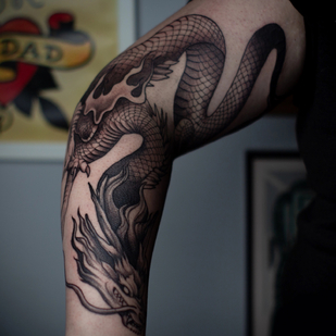 🔥 热门照片、模特作品集  #81231 纹身师 Maxim zaycev_ink