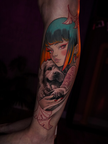 纹身灵感 # 纹身师 Alena Lang