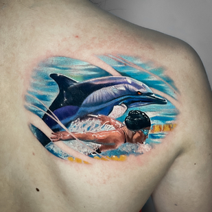 🔥 热门照片、模特作品集  #82739 纹身师 Mihail Gromovchuk / Leeahim_tattoo