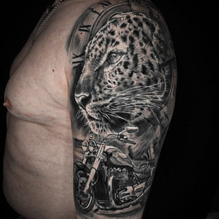 🔥 热门照片、模特作品集  #82793 纹身师 Mihail Gromovchuk / Leeahim_tattoo