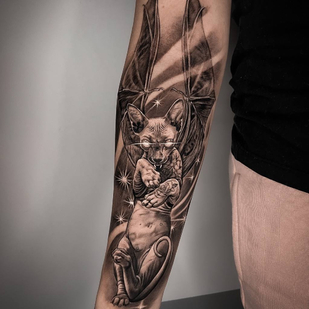 🔥 热门照片、模特作品集  #82803 纹身师 Mihail Gromovchuk / Leeahim_tattoo