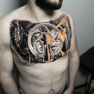 🔥 热门照片、模特作品集  #82830 纹身师 Vladislav Treyk