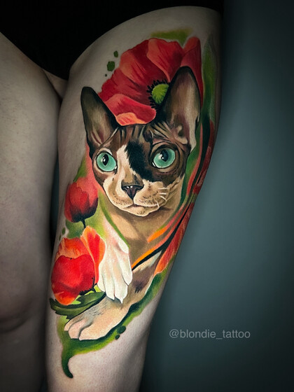 纹身灵感 # 纹身师 Albina Kruchinina / blondie_tattoo