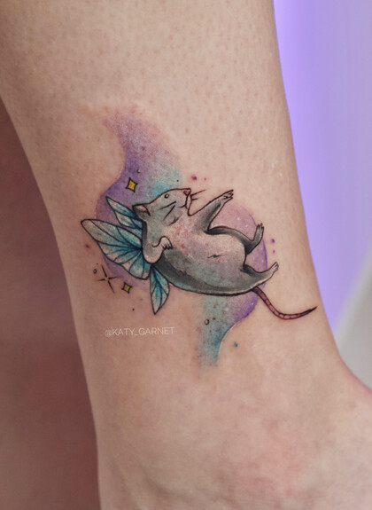 纹身灵感 # 纹身师 Ekaterina Garnet / Katy Garnet