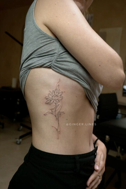 纹身灵感 # 纹身师 Ginger Lines / Anna