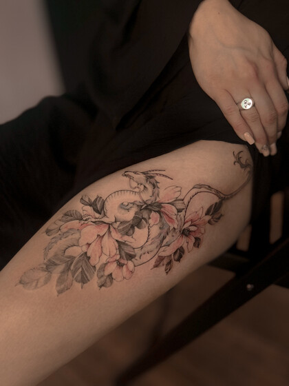 纹身灵感 #88751 纹身师 Sergeeva Tattoo