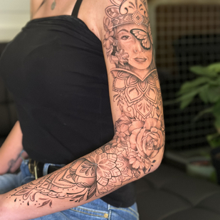 🔥 热门照片、模特作品集  #88323 纹身师 Shweta Yeti Ink