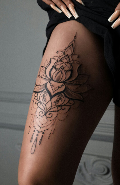 纹身灵感 # 纹身师 Vitalina Bender