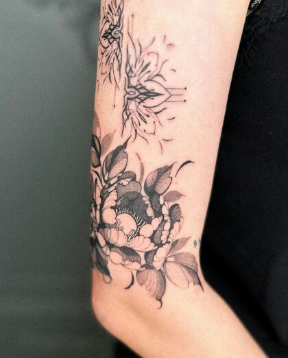 纹身灵感 # 纹身师 Vitalina Bender
