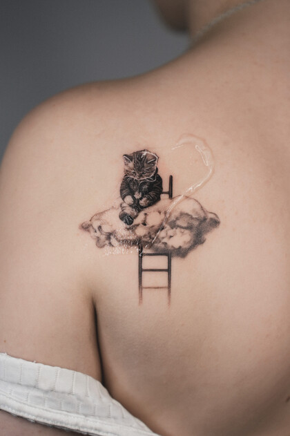 纹身灵感 # 纹身师 Dariya Zhukovskaya 