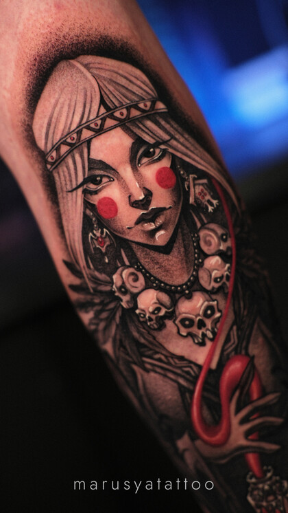 纹身灵感 # 纹身师 Marusya