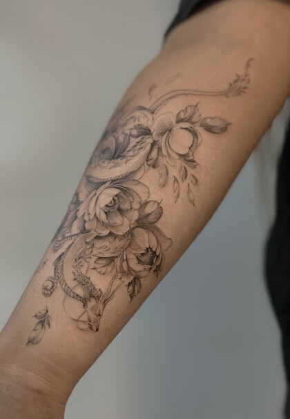 纹身灵感 # 纹身师 Sergeeva Tattoo