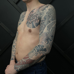 🔥 热门照片、模特作品集  #87260 纹身师 Odincov Egor