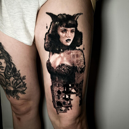 纹身灵感 #88666 纹身师 Sasha Bondos