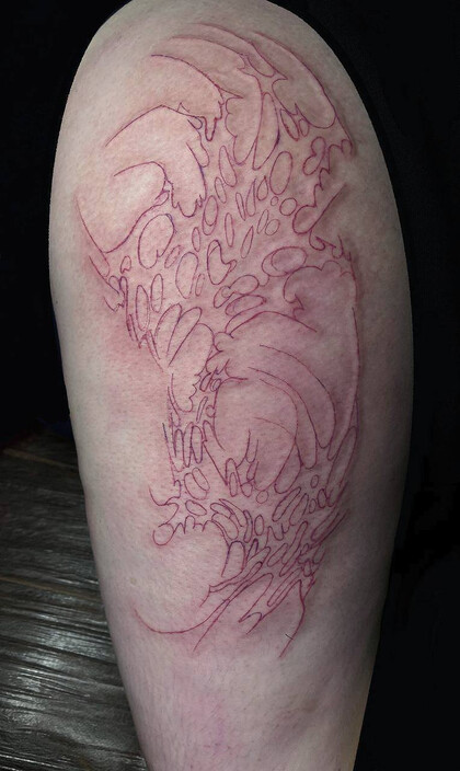 纹身灵感 # 纹身师 Sofiya Oviashi