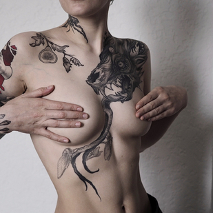 🔥 热门照片、模特作品集  #90157 纹身师 Zhenya Zimina 