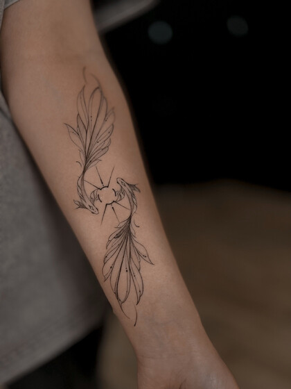 纹身灵感 # 纹身师 Sergeeva Tattoo