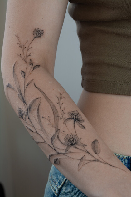 纹身灵感 # 纹身师 Sergeeva Tattoo
