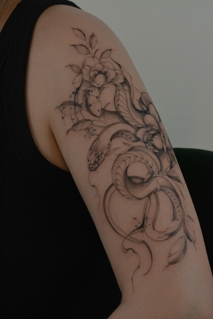 纹身灵感 # 纹身师 Sergeeva Tattoo