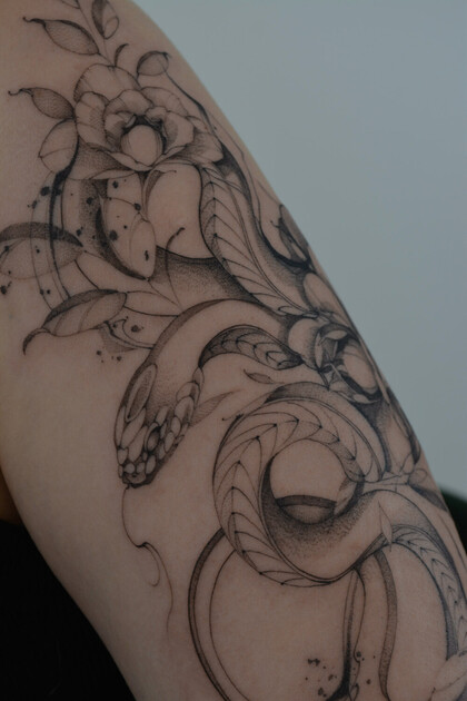 纹身灵感 # 纹身师 Sergeeva Tattoo