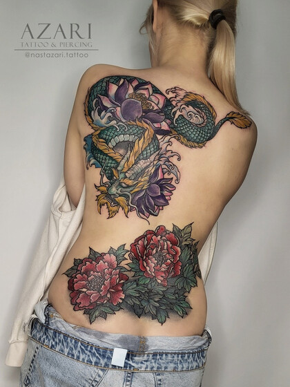 纹身灵感 # 纹身师 Anastasiya Azari