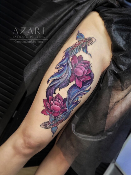 纹身灵感 # 纹身师 Anastasiya Azari