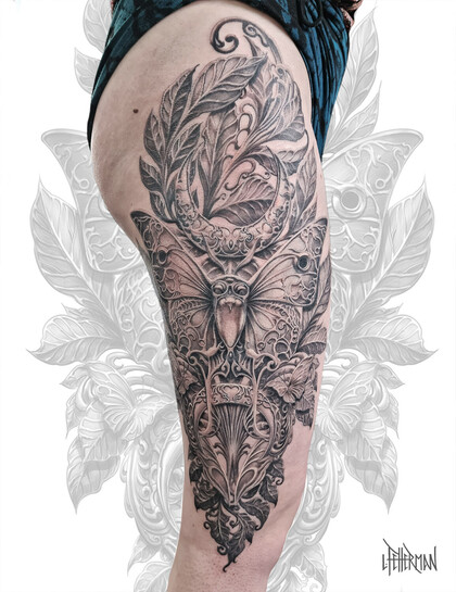 纹身灵感 # 纹身师 Loren Fetterman