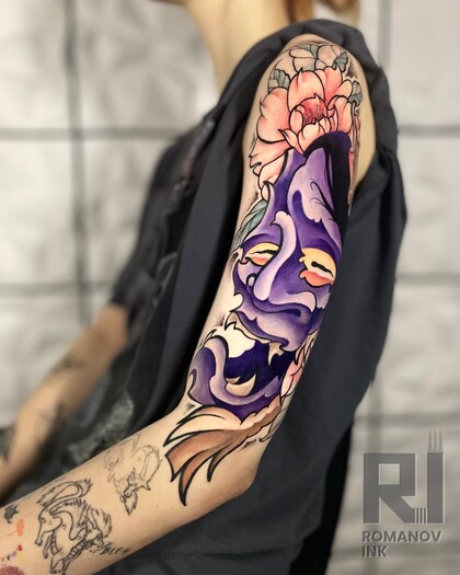 纹身灵感 # 纹身师 Nikita Romanov 