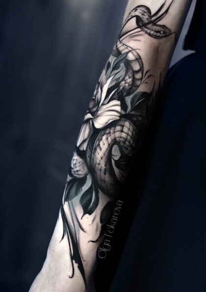 纹身灵感 # 纹身师 Olga Tokareva