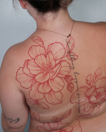 纹身灵感 # 纹身师 Lisa Litovkin