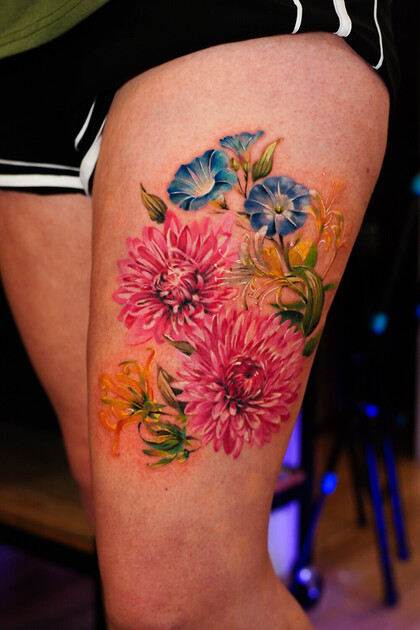 纹身灵感 #93345 纹身师 Yana Sulina 