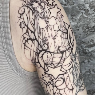 🔥 热门照片、模特作品集  #94433 纹身师 nunichego shtyrikova