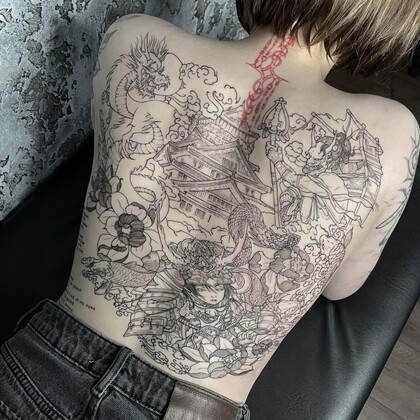 纹身灵感 # 纹身师 nunichego shtyrikova