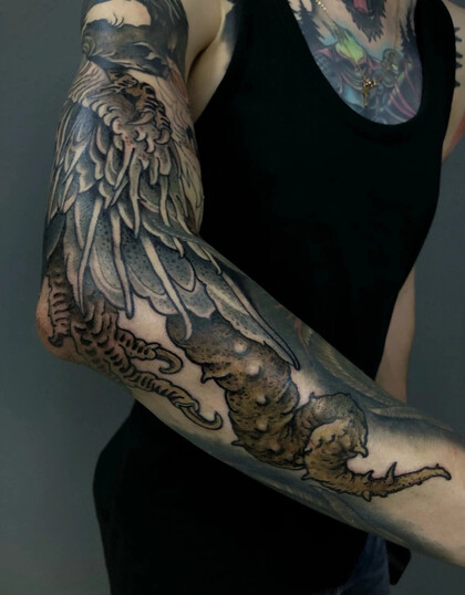 纹身灵感 #94973 纹身师 Sergey Serebrov