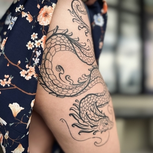 🔥 热门照片、模特作品集  #95598 纹身师 Tonya | inkedwolfie