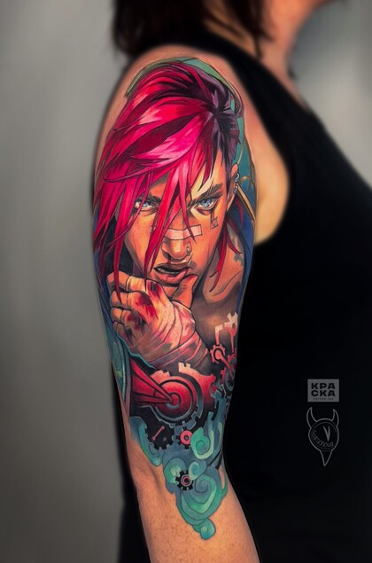 纹身灵感 #95458 纹身师 Dariya Faraonova