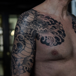 🔥 热门照片、模特作品集  #103955 纹身师 Akulov Mark