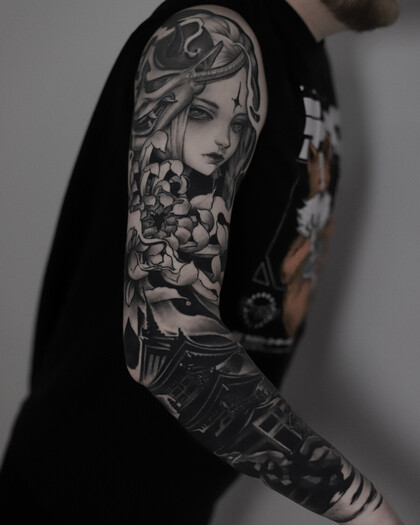 纹身灵感 #97444 纹身师 Valentin Markgraf