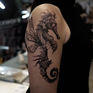 🔥 热门照片、模特作品集  #100199 纹身师 Arturs Garoza