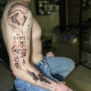 🔥 热门照片、模特作品集  #104877 纹身师 DEN OTChIChENKO