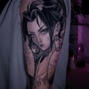 🔥 热门照片、模特作品集  #102845 纹身师 Alena Lang