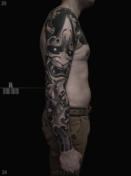 Neojapanese tattoo