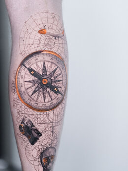 Fineline tattoo