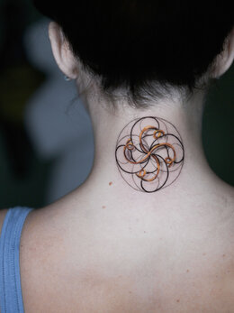 Geometric tattoo