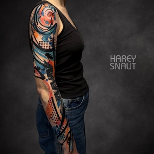 🔥 热门照片、模特作品集  #102549 纹身师 Harey Snaut